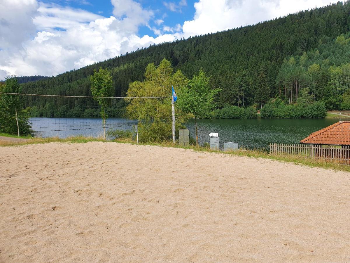 Haus Adler - Komplettes Ferienhaus Am Badesee Erzgrube Esterno foto